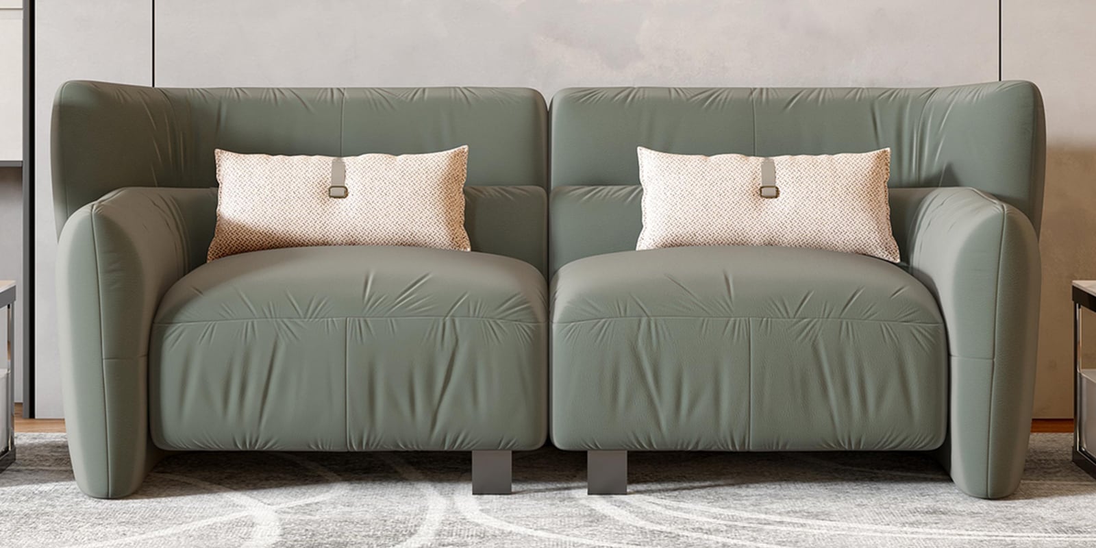 Cardiff 3 Seater Sofa In Blue Color