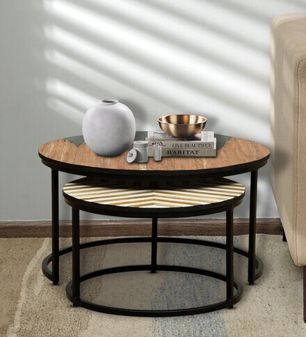 habitat round coffee table