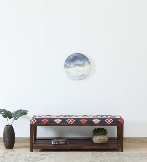 Calbost Sheesham Wood Bench In Provincial Teak Finish