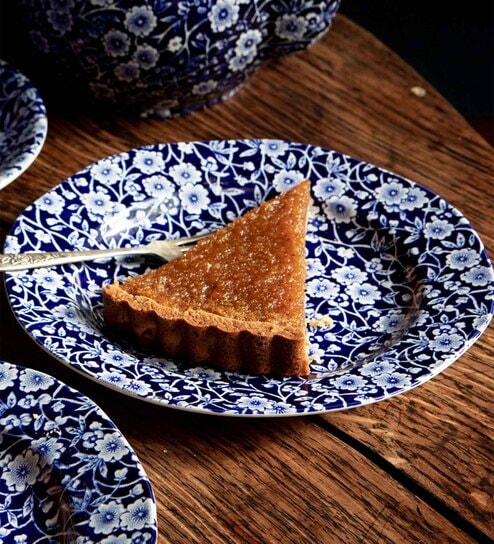 Calico Blue Earthenware  1 Pc Dinner Plate