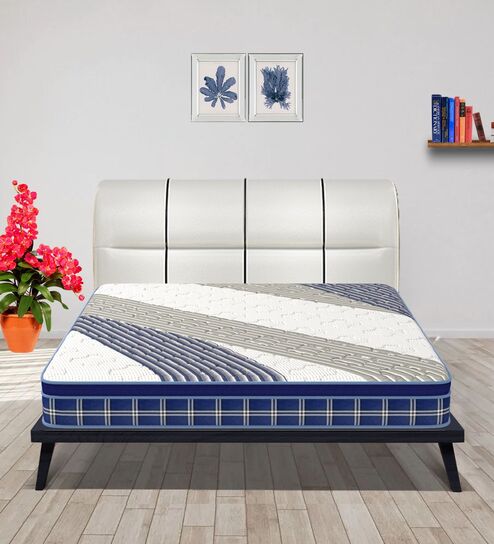 CALM Reversible 6 Inches Orthopedic Bonnell Spring Pillow Top With ISPT Technology Queen Size Mattress