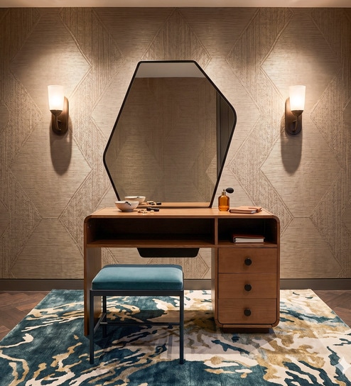 Cambert Dressing Table In Brown Colour