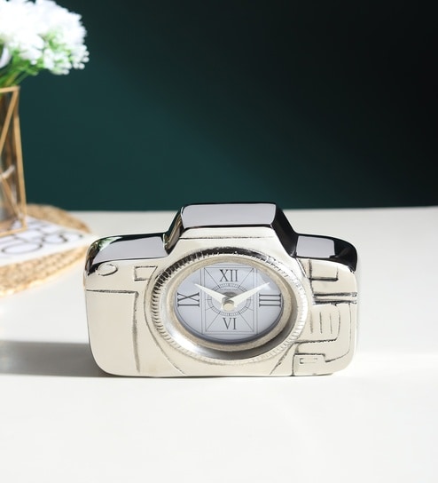 Gold Camerio Table Clock