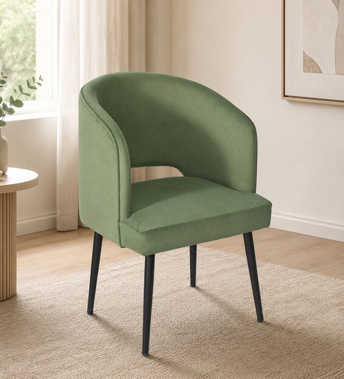 Canas Dining Chair In Green Colour-image-41