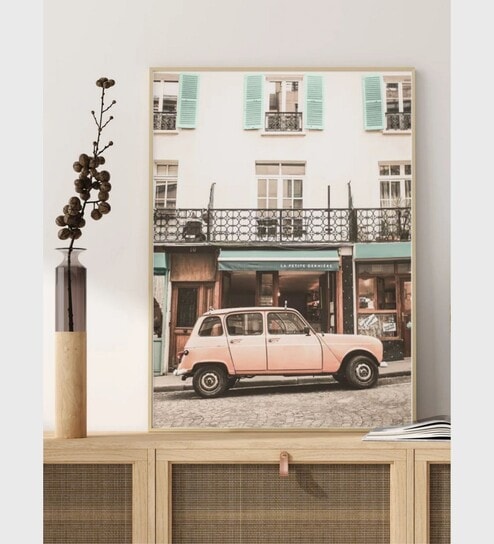 car in , Montmartre  art