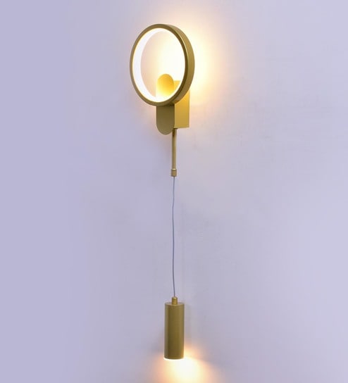 Carl Metal LED Novelty Wall Light (Gold)