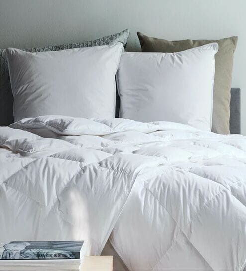 Caroline High Goose Down Pillow 27x19 Inches for Side  Sleepers