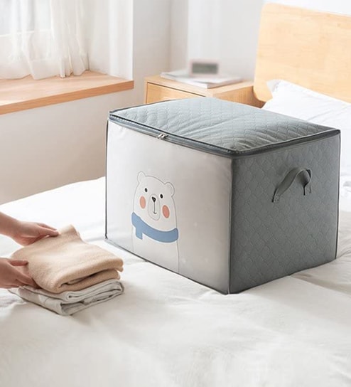 Cartoon Printed Storage Bag And Quilt Storage Bag
