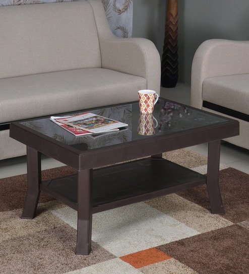 Coffee Table in Weather Brown Colour
