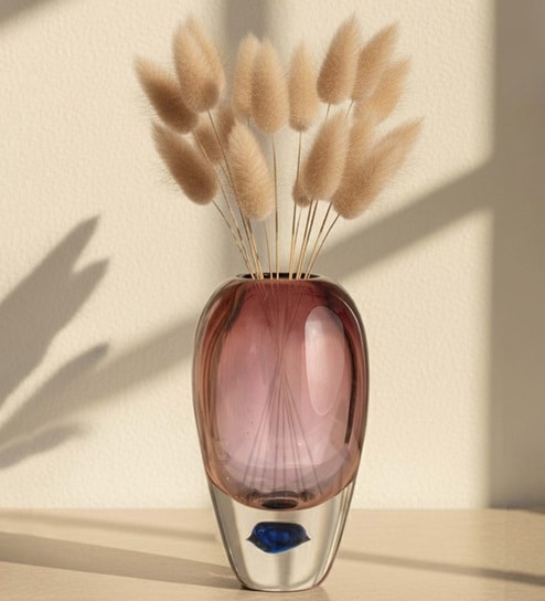 Cased Lux Glass Vase