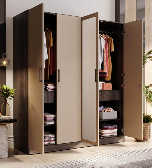 Buy Armada 4 Door Wardrobe home Nilkamal by Home Online 4