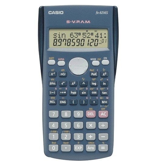 Casio Scientific Calculator Fx 82ms By Casio Online