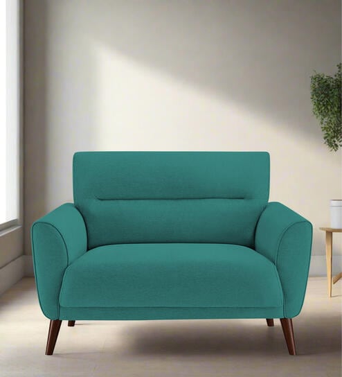 Castro Fabric 1 Seater Sofa In Charcoal Grey Color