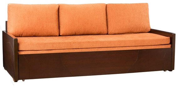 Buy Candy Sofa Cum Bed With Storage In Chocolate Brown Colour By