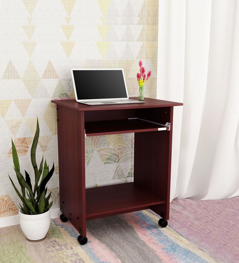 Buy Caliber 201 Study Table in Red Maple Finish by Godrej Interio