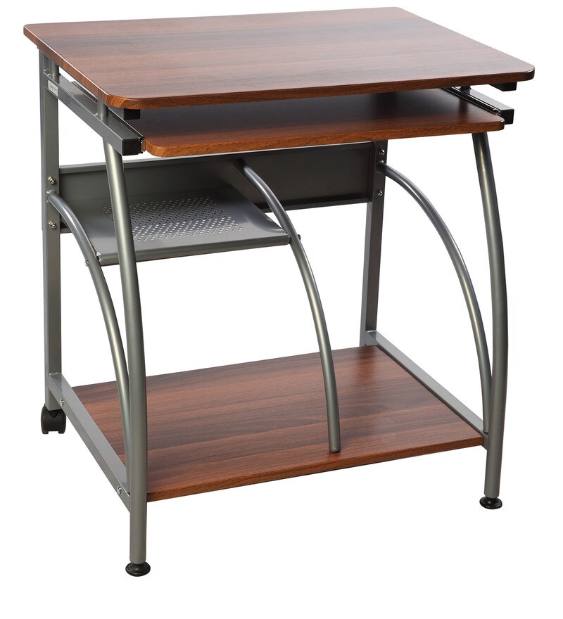 Buy Caliber 203 Study Table in Walnut Finish by Godrej Interio Online