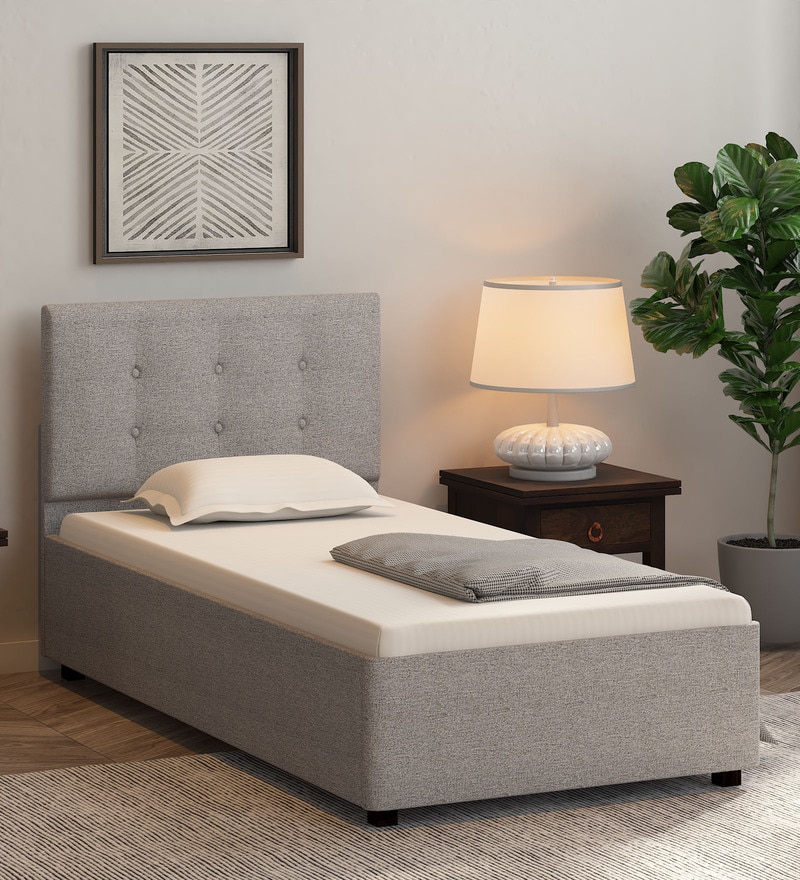 Upholstered Single Bed With Storage