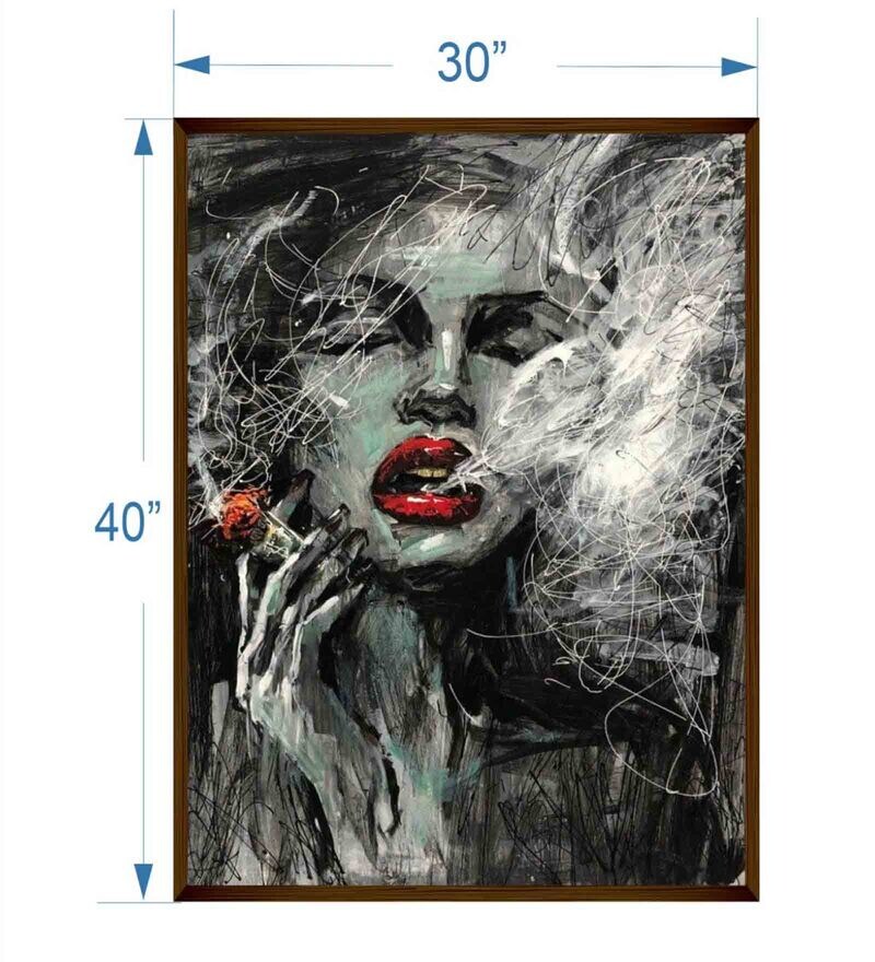 Buy Canvas Framed Stretched UV Digital Art Print By The House Art Online People and Places Art