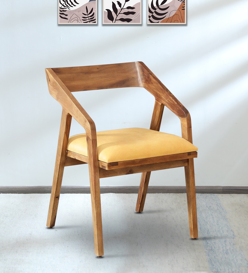 solid wood chairs with arms