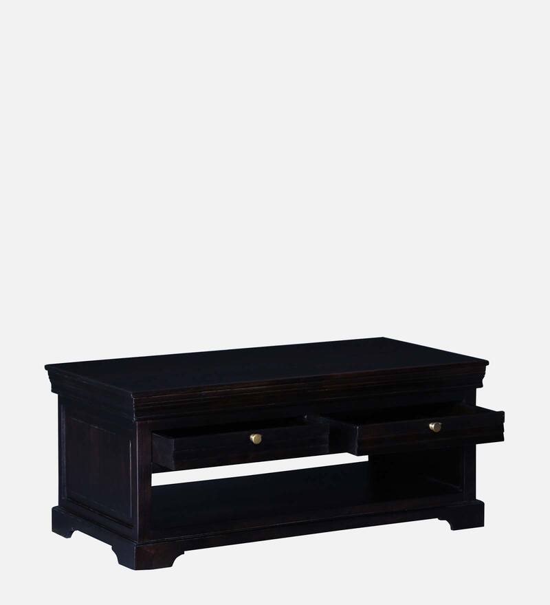 Buy Carleson Sheesham Wood Coffee Table In Warm Chestnut Finish By
