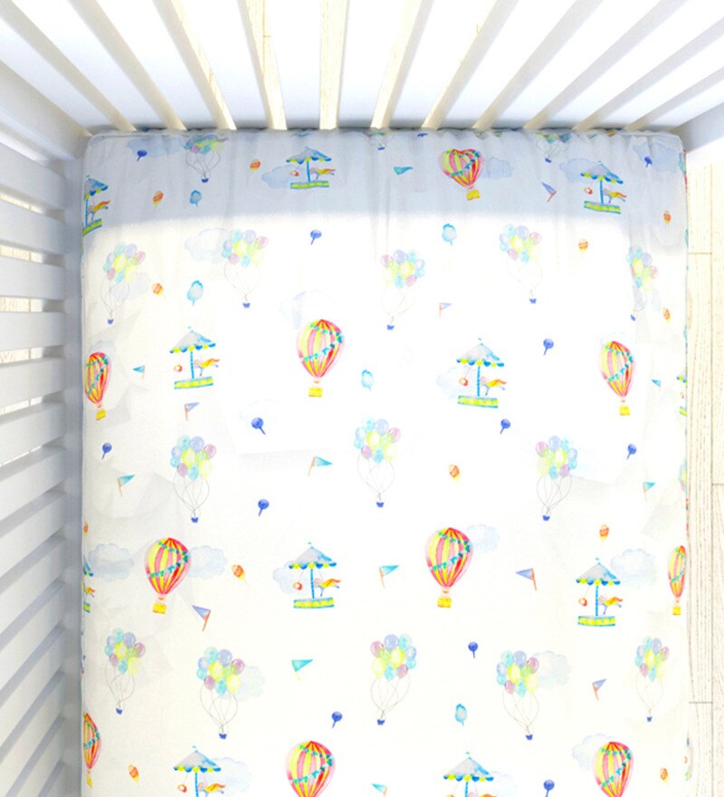 Buy Carnival 7pc Organic Baby Bedding Set in Multicolour by Fancy Fluff