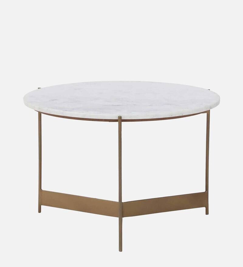 marble top table with brass base