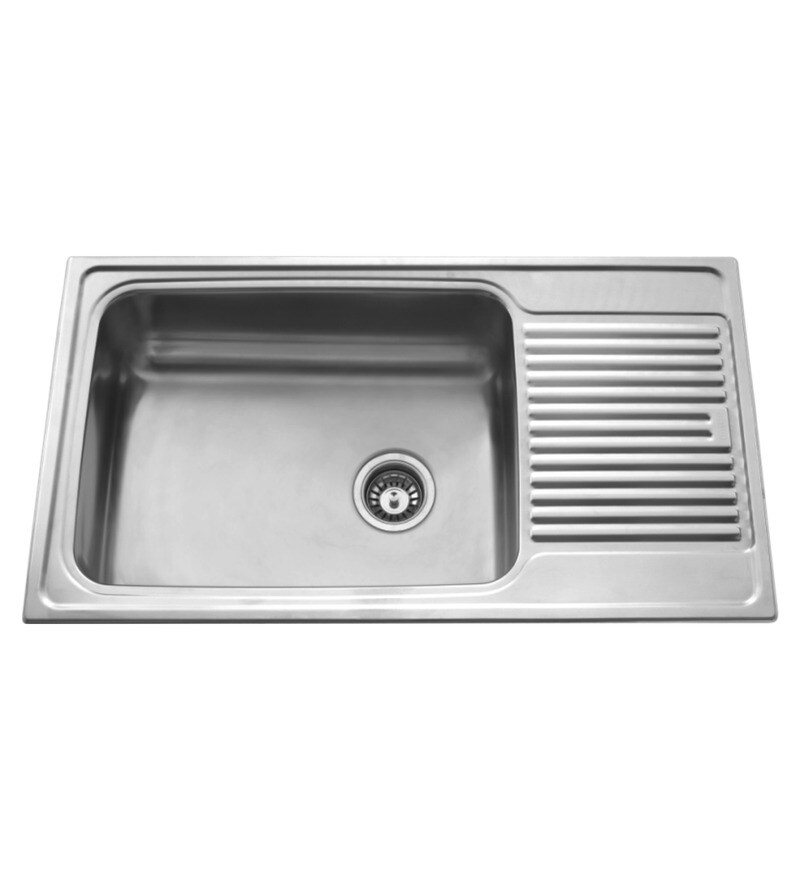 Buy Carysil Vogue Gloss Stainless Steel Single Bowl Kitchen Sink with