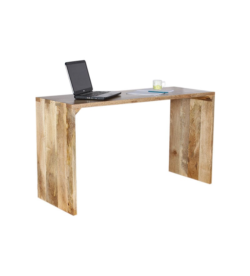 Cassia Sleek Mango Wood Writing Desk by Mudramark Online Study