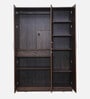 Cabalina 3 Door Wardrobe In Natural Walnut Colour