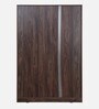 Cabalina 3 Door Wardrobe In Natural Walnut Colour