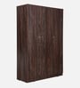 Cabalina 3 Door Wardrobe In Natural Walnut Colour