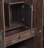 Cabalina 3 Door Wardrobe In Natural Walnut Colour
