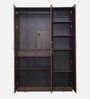 Cabalina 3 Door Wardrobe In Natural Walnut Colour