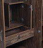 Cabalina 4 Door Wardrobe In Natural Walnut Colour