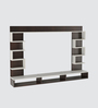 Cabiar Large Tv Unit In Wenge & Frosty White Finish