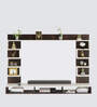 Cabiar Large Tv Unit In Wenge & Frosty White Finish