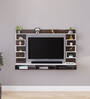 Cabiar Small Tv Unit In Wenge & Frosty White Finish