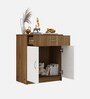 Cabin File Cabinet in Lyon Teak & White Finish