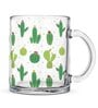 Cactus Transparent  350ml Glass Coffee Mug
