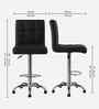 Cadbury Barstool In Black Colour