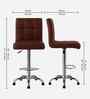 Cadbury Barstool In Brown Colour