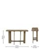 Cadiz Mango Wood Console Table in Tubbaq finish Cadiz Mango Wood Console Table in Tubbaq finish