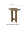 Cadiz Mango Wood Side Table in Tubbaq finish Cadiz Mango Wood Side Table in Tubbaq finish
