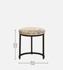 Cady Metal Nest Of Tables In Light Distress Finish (Set of 3)
