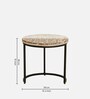 Cady Metal Nest Of Tables In Light Distress Finish (Set of 3)