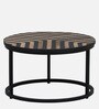 Cady Metal Nesting Coffee Table Set In White Finish (Set Of 2) Cady Metal Nesting Coffee Table Set In White Finish (Set Of 2)