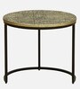 Cady Metal Nest Of Tables with Embossed Design (Set of 3)