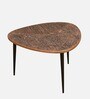 Cady Metal Round Nest Of Tables with Embossed Design (Set of 3)