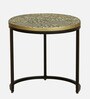 Cady Metal Nest Of Tables with Embossed Design (Set of 3)
