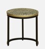 Cady Metal Nest Of Tables with Embossed Design (Set of 3)